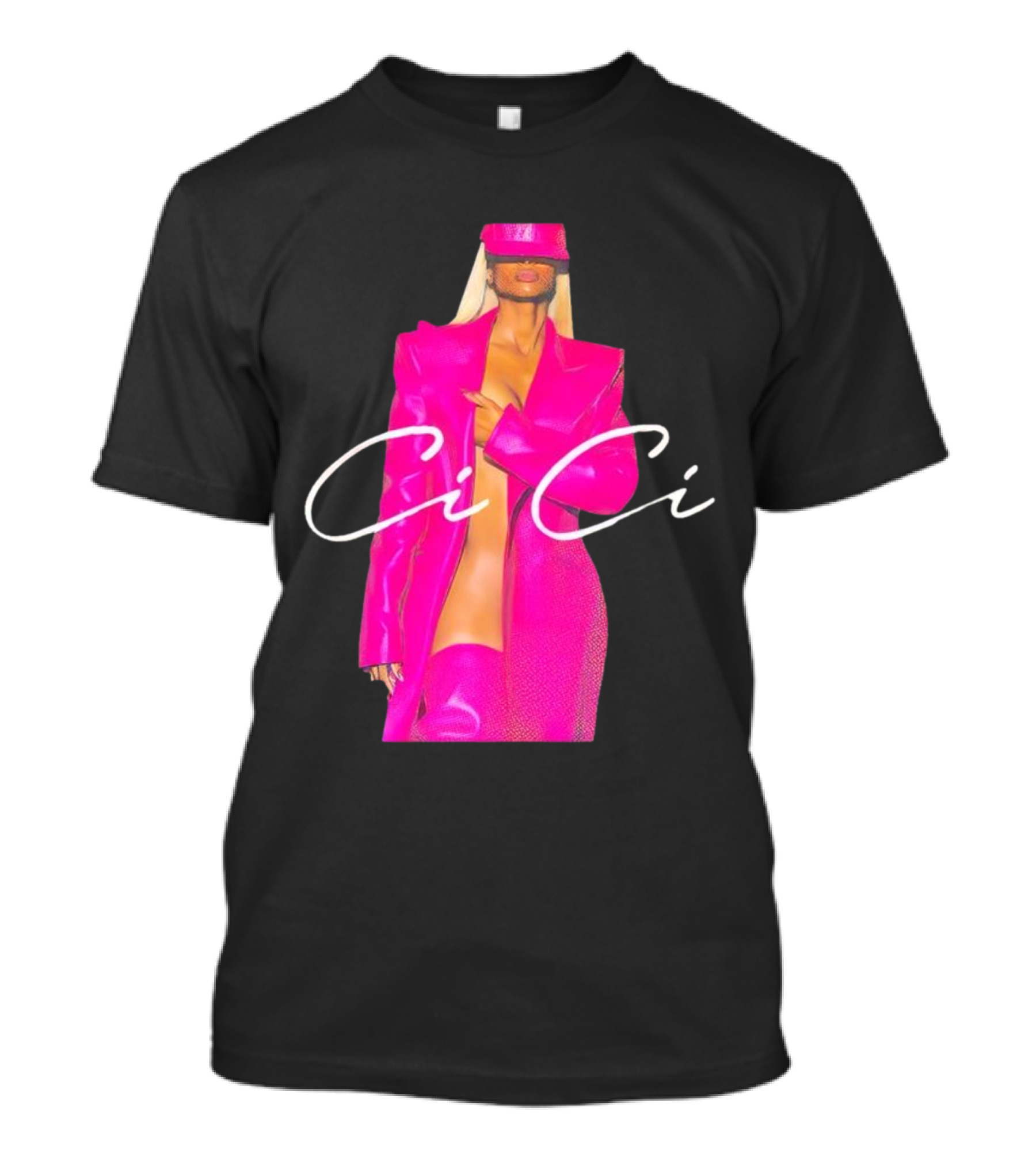 Ciara CiCi Bold Pink Fashion T-Shirt