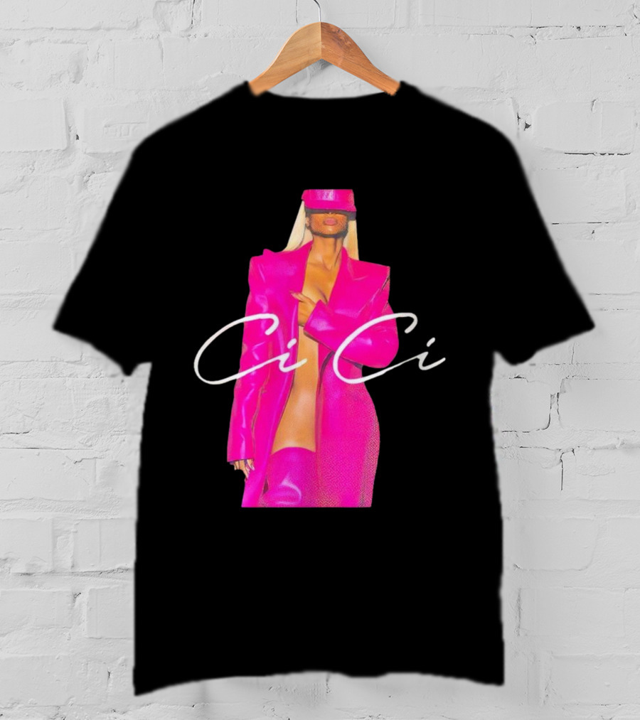 Ciara CiCi Bold Pink Fashion T-Shirt