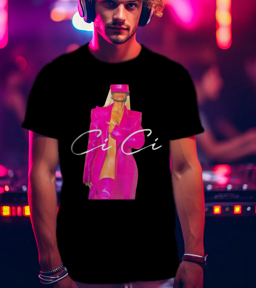 Ciara CiCi Bold Pink Fashion T-Shirt