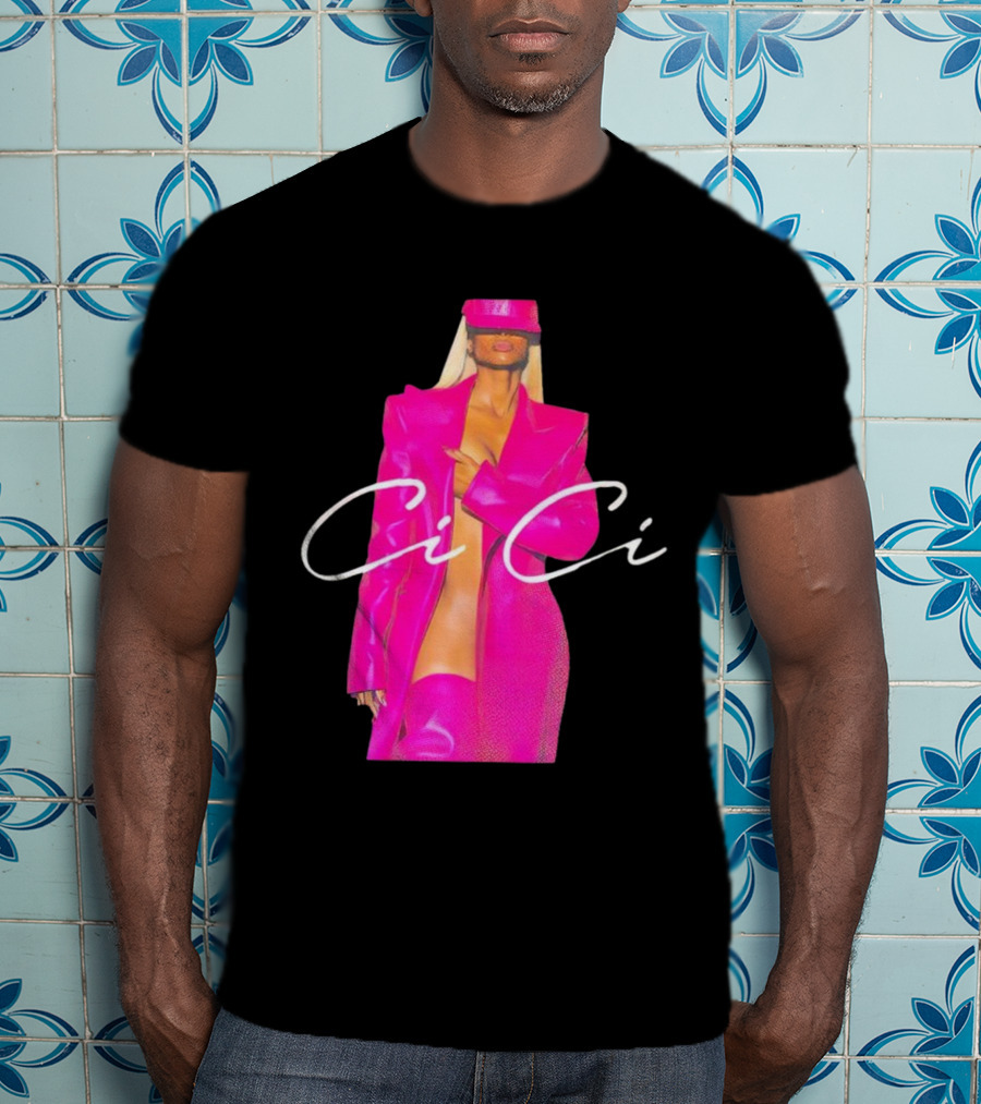 Ciara CiCi Bold Pink Fashion T-Shirt