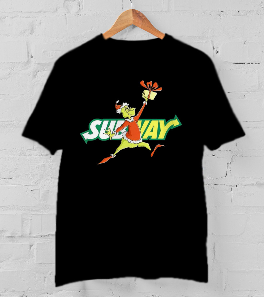 Grinch Subway Christmas Gift Jumper T-Shirt