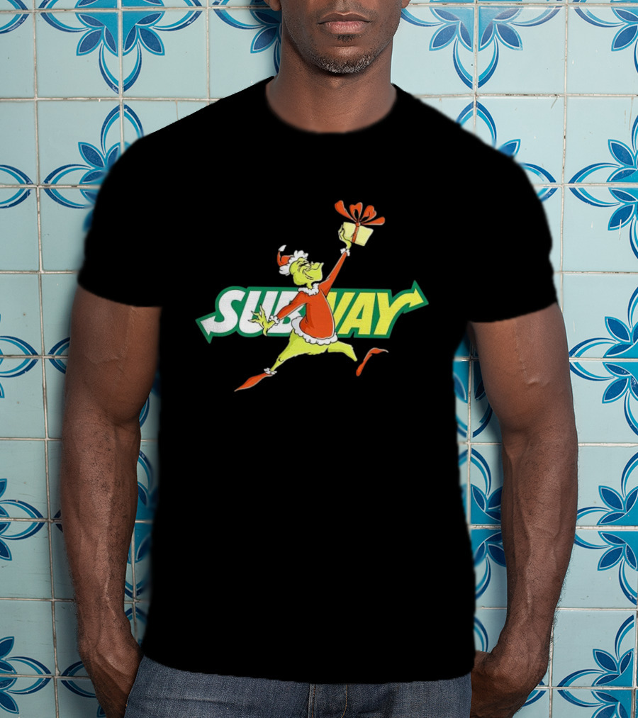 Grinch Subway Christmas Gift Jumper T-Shirt