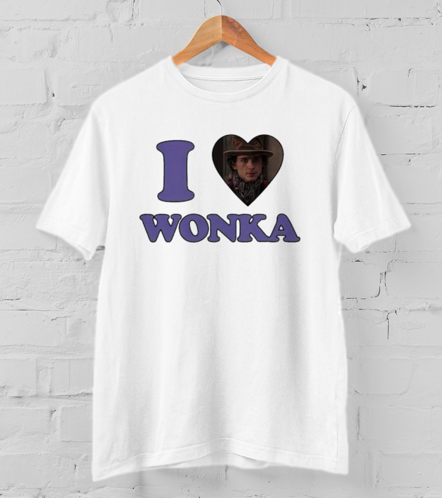 I Heart Wonka Movie Character T-Shirt