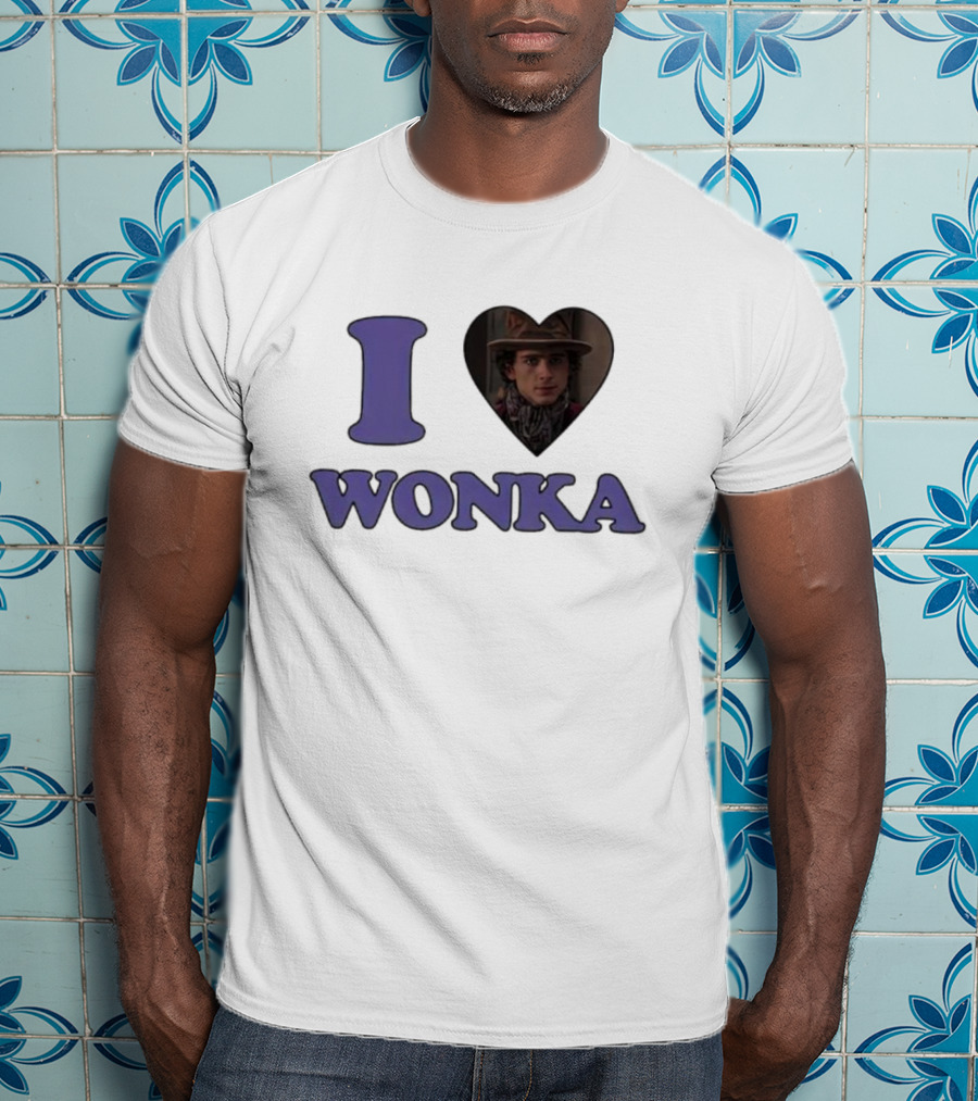 I Heart Wonka Movie Character T-Shirt