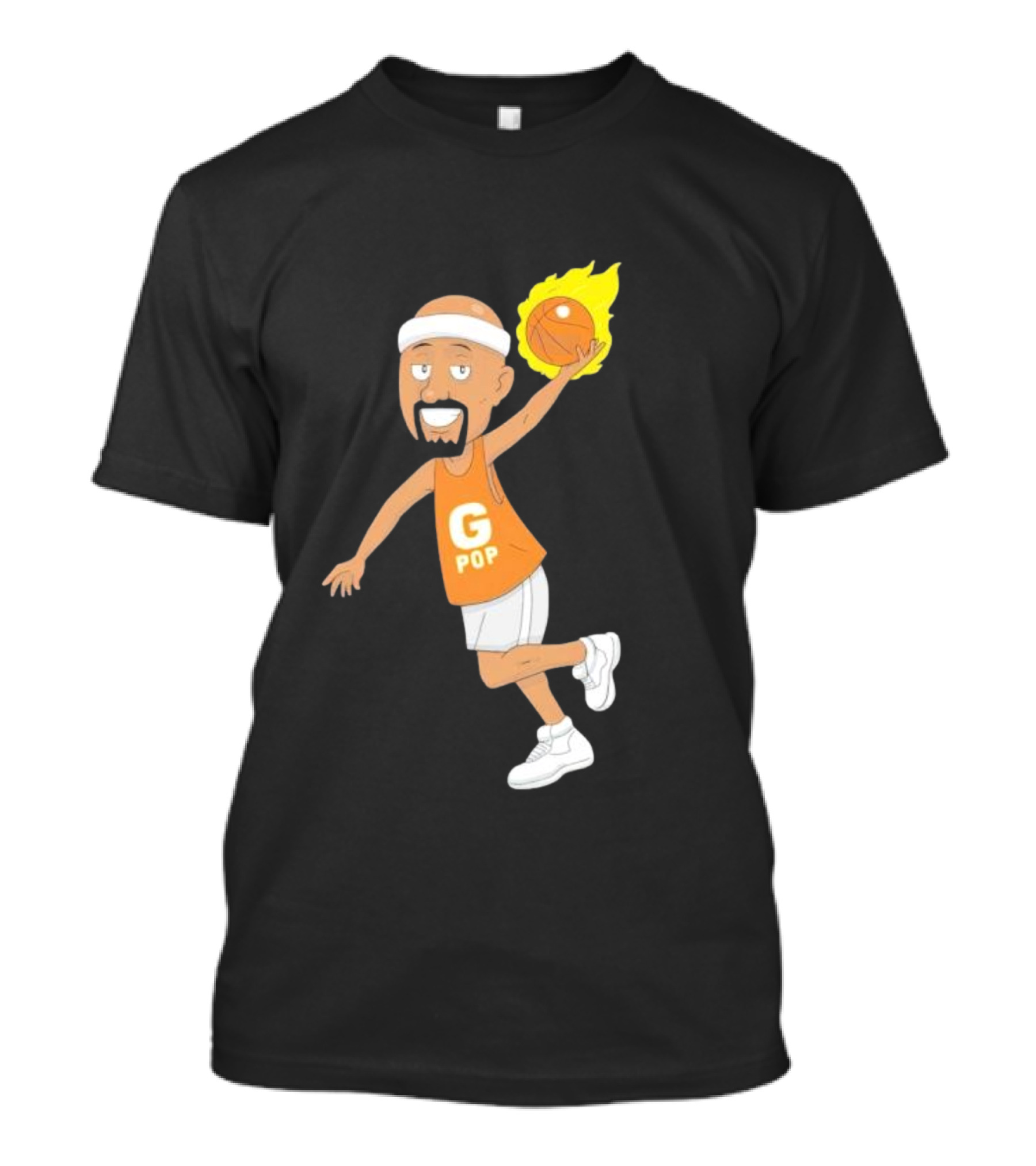 G Pop Flame Basketball T-Shirt