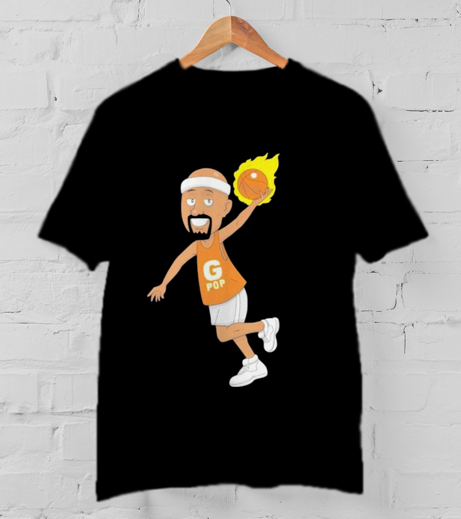 G Pop Flame Basketball T-Shirt