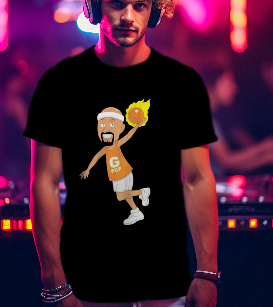 G Pop Flame Basketball T-Shirt