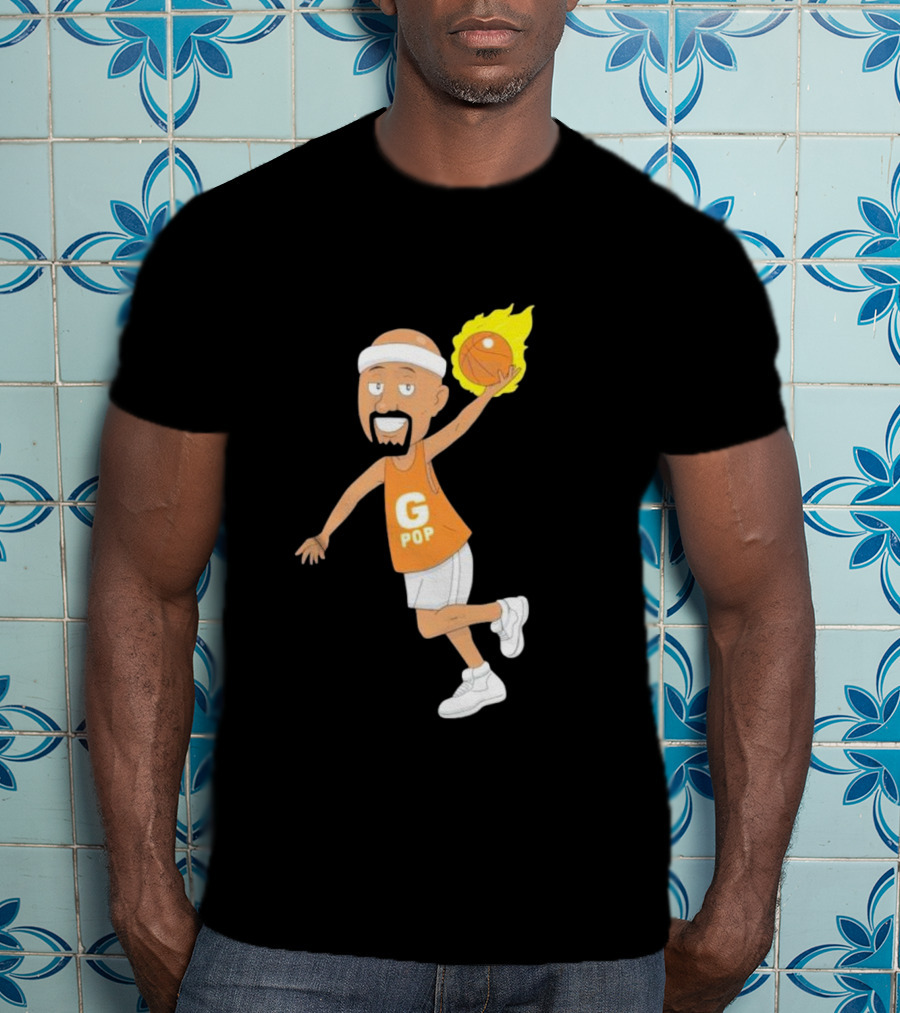 G Pop Flame Basketball T-Shirt