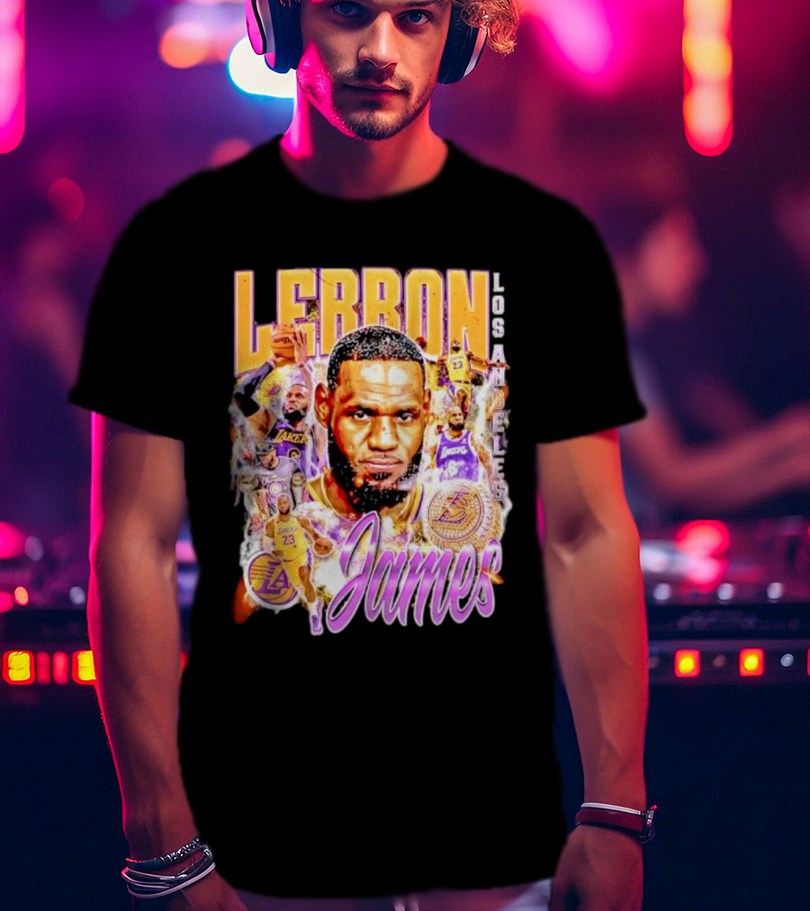 LEBRON JAMES LOS ANGELES LAKERS 23 ICONIC BASKETBALL LEGEND T-Shirt