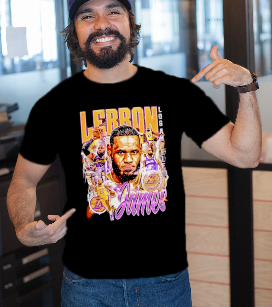 LEBRON JAMES LOS ANGELES LAKERS 23 ICONIC BASKETBALL LEGEND T-Shirt