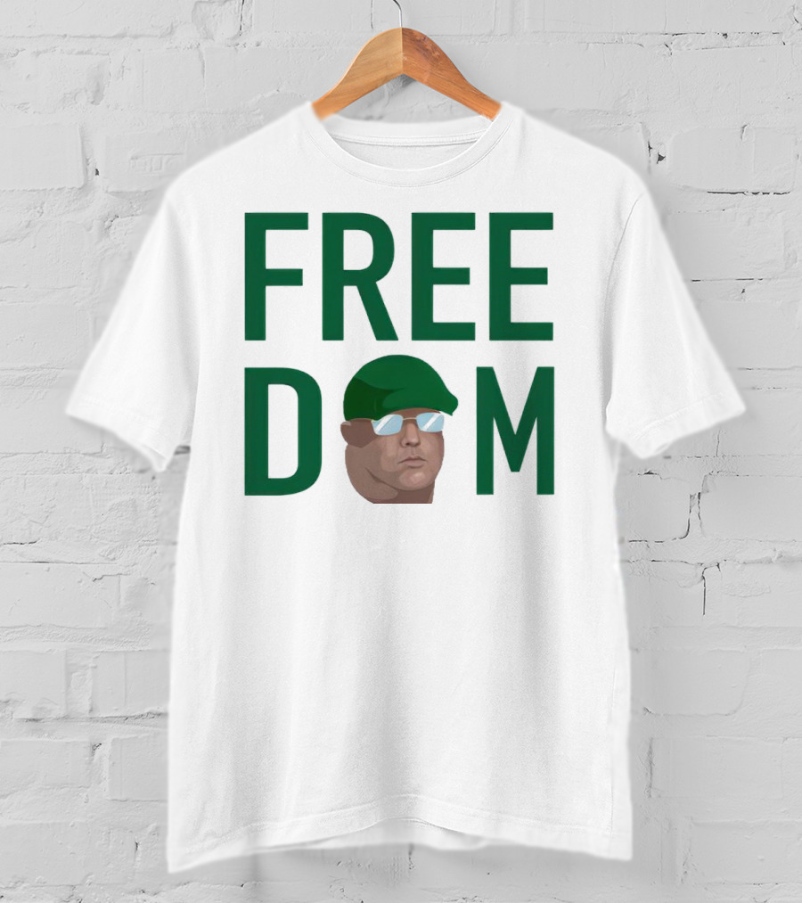 FREEDOM Kyle Pagan Green Hat Sunglasses T-Shirt