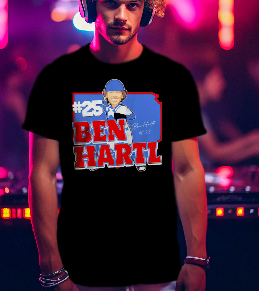 25 Ben Hartl Cartoon Signature T-Shirt