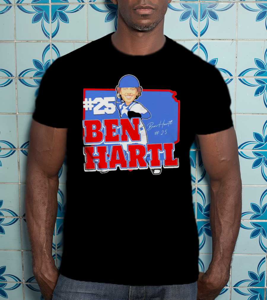 25 Ben Hartl Cartoon Signature T-Shirt