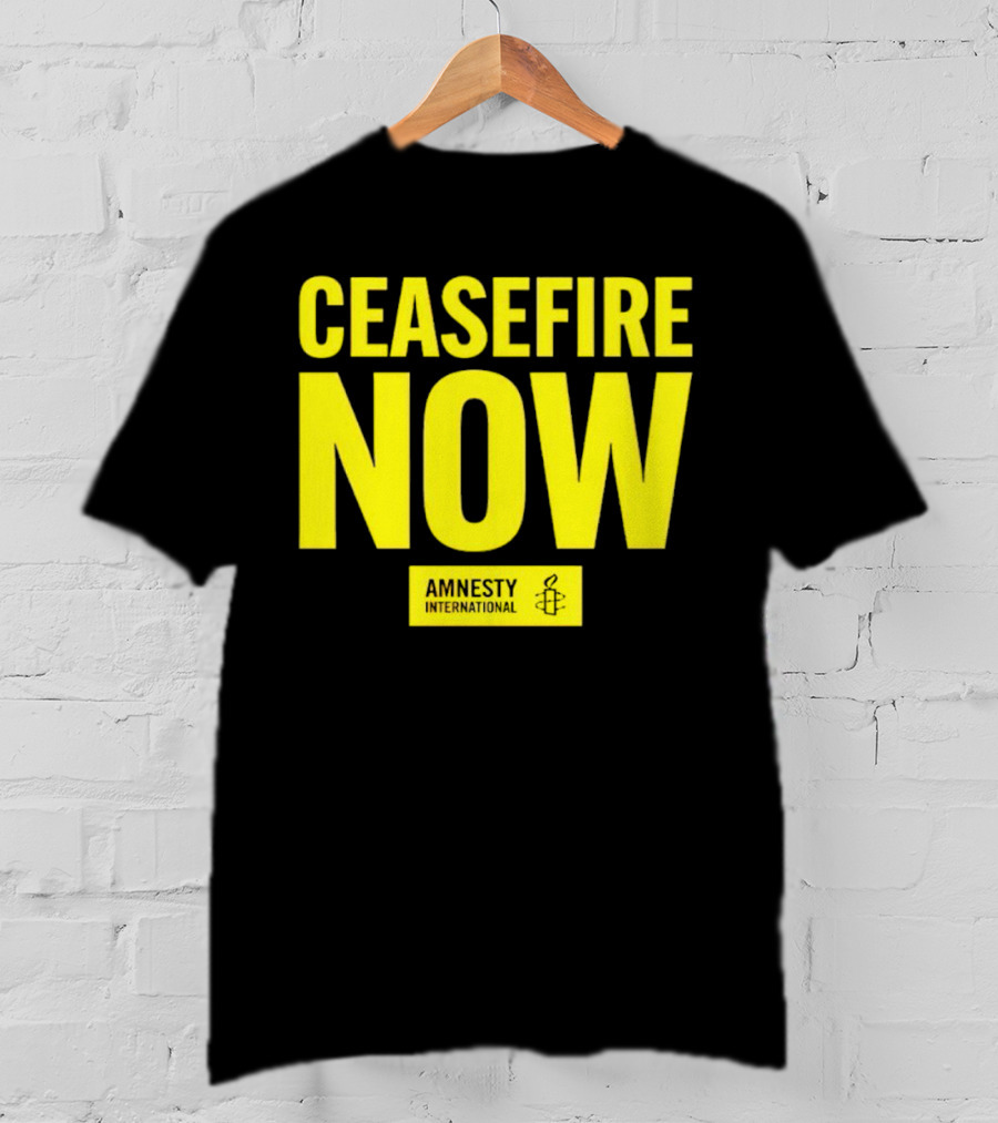 Ceasefire Now Amnesty International T-Shirt