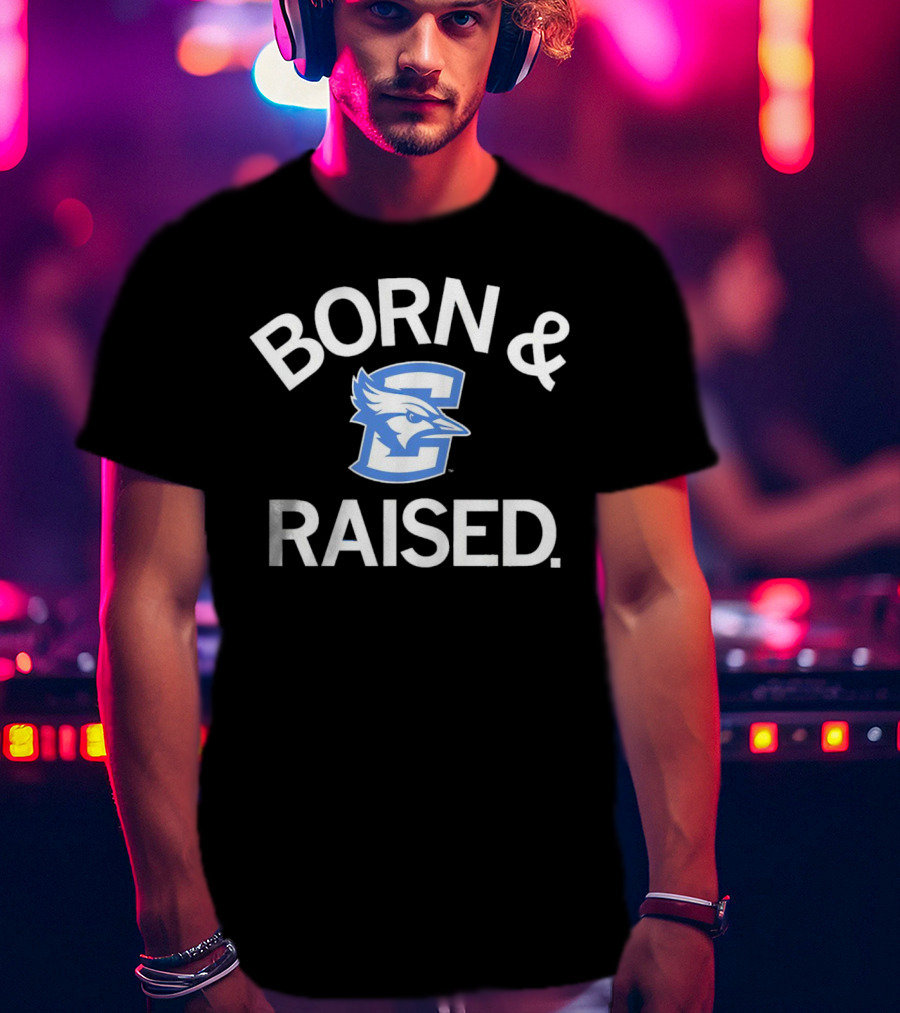Creighton Bluejays Born And Raised T-Shirt