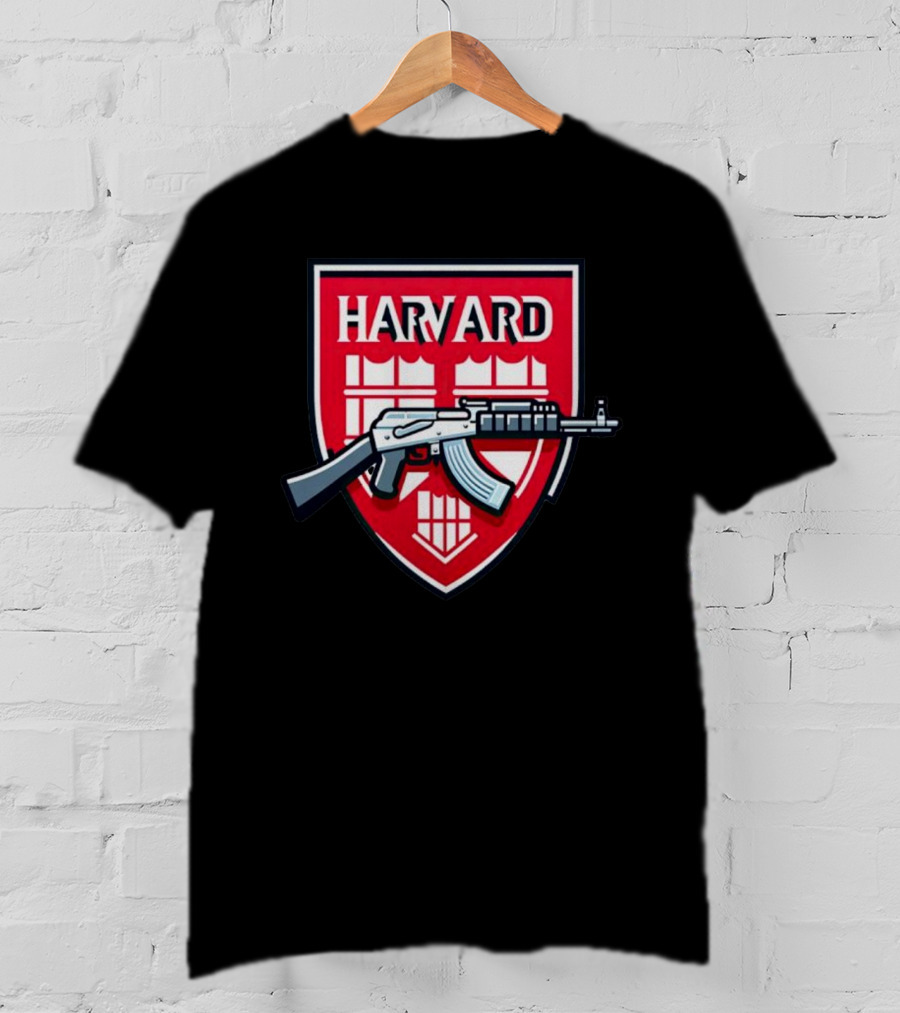 Dr. Eli David Harvard University AK-47 Shield T-Shirt