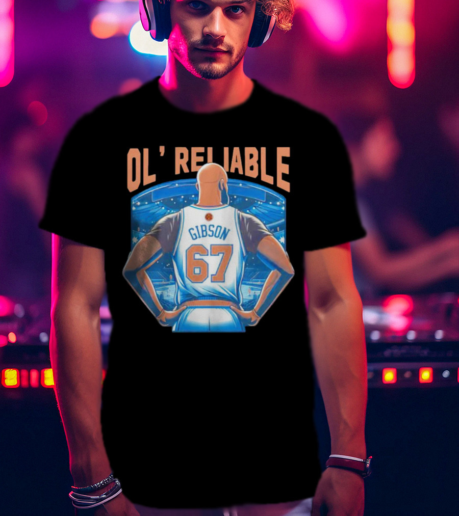 Gibson Ol' Reliable 67 Basketball Arena Scene T-Shirt