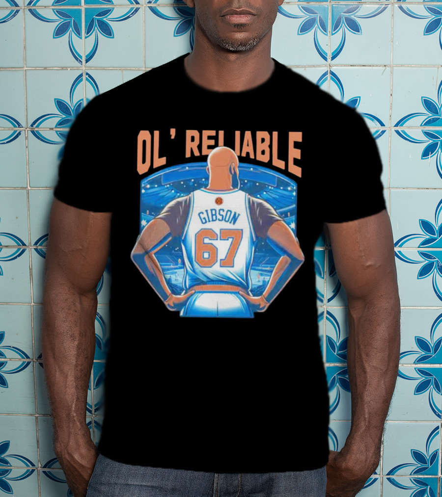 Gibson Ol' Reliable 67 Basketball Arena Scene T-Shirt
