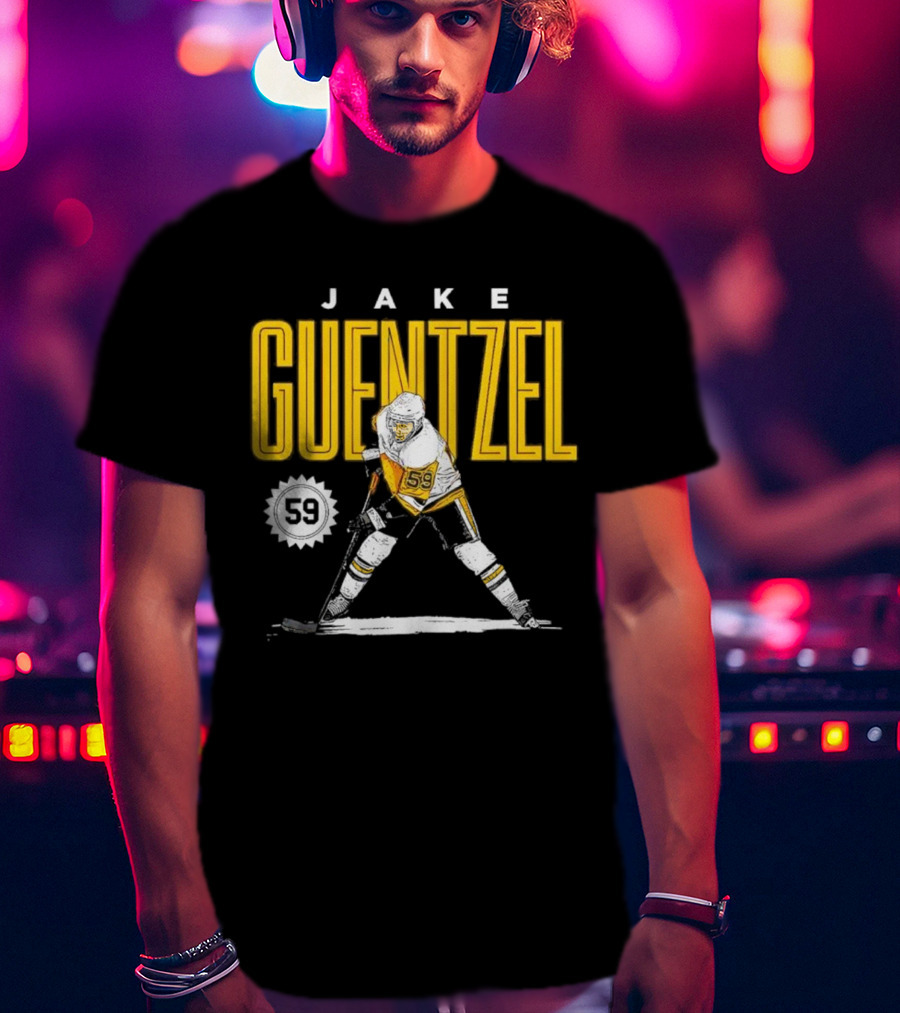 Jake Guentzel Pittsburgh 59 Hockey Player T-Shirt