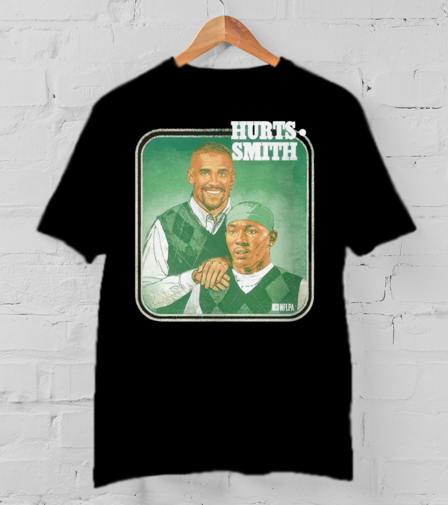 Jalen Hurts DeVonta Smith Philadelphia Step Brothers NFLPA Football T-Shirt
