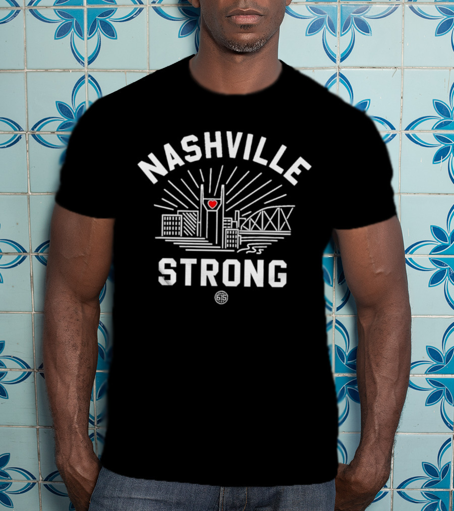 Nashville Strong Project 615 Skyline Heart Edition T-Shirt