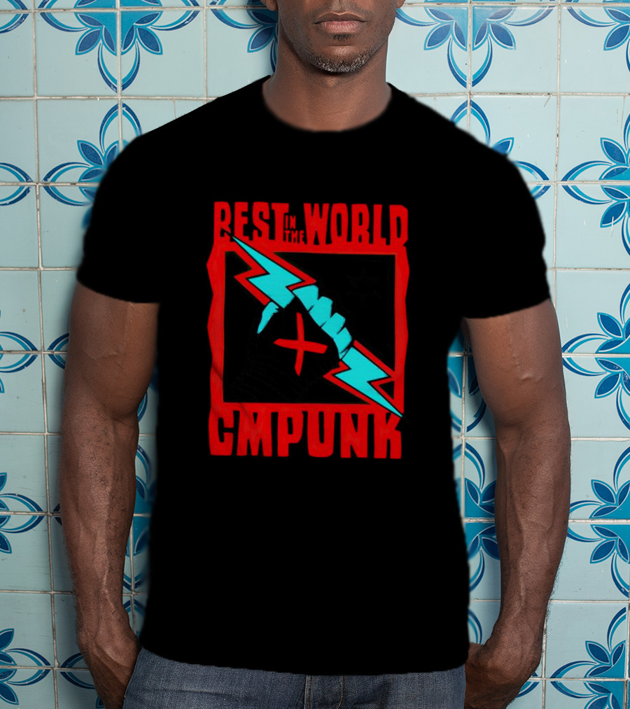 Best In The World CM Punk Catchomania Lightning Fist T-Shirt