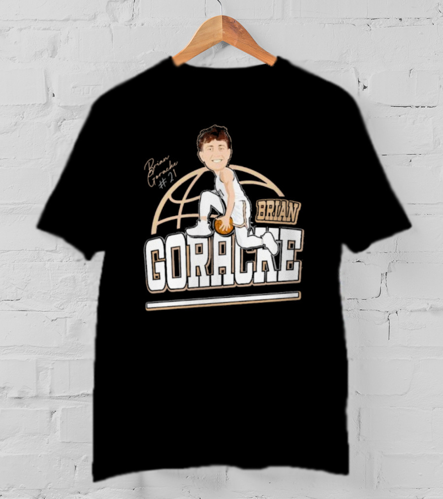 Brian Goracke #21 Basketball Player T-Shirt