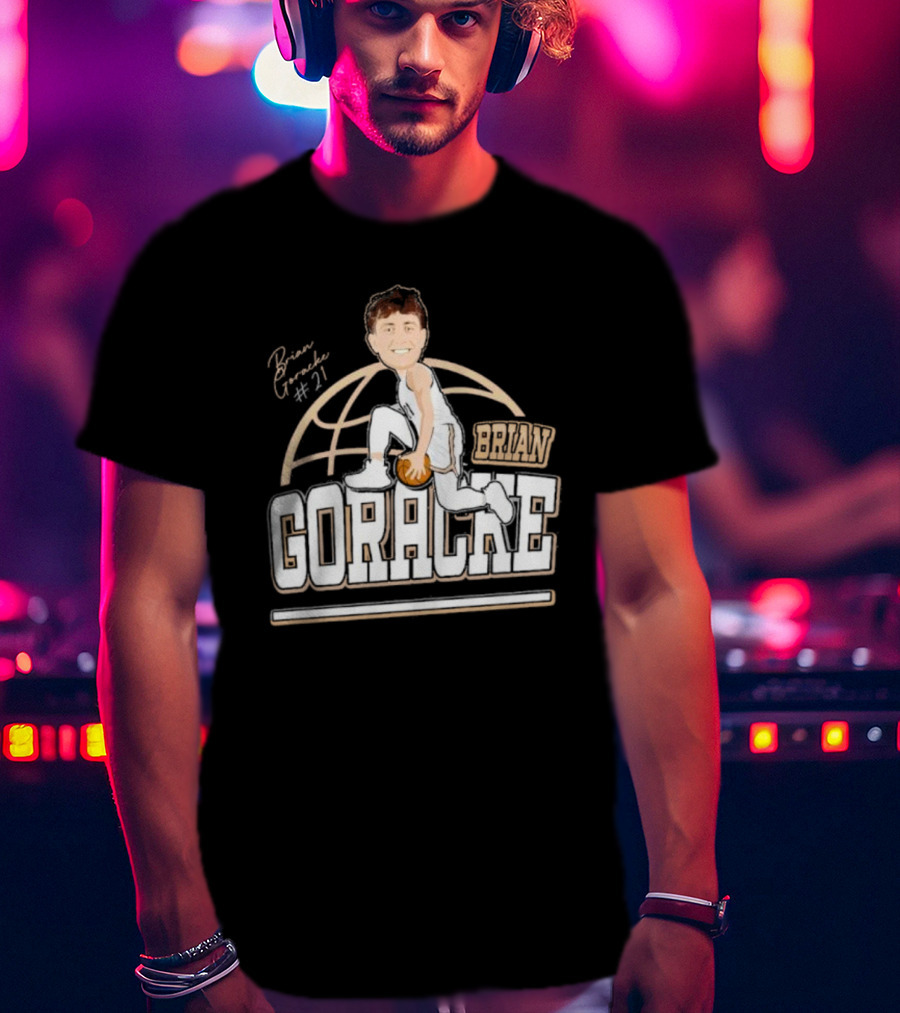 Brian Goracke #21 Basketball Player T-Shirt