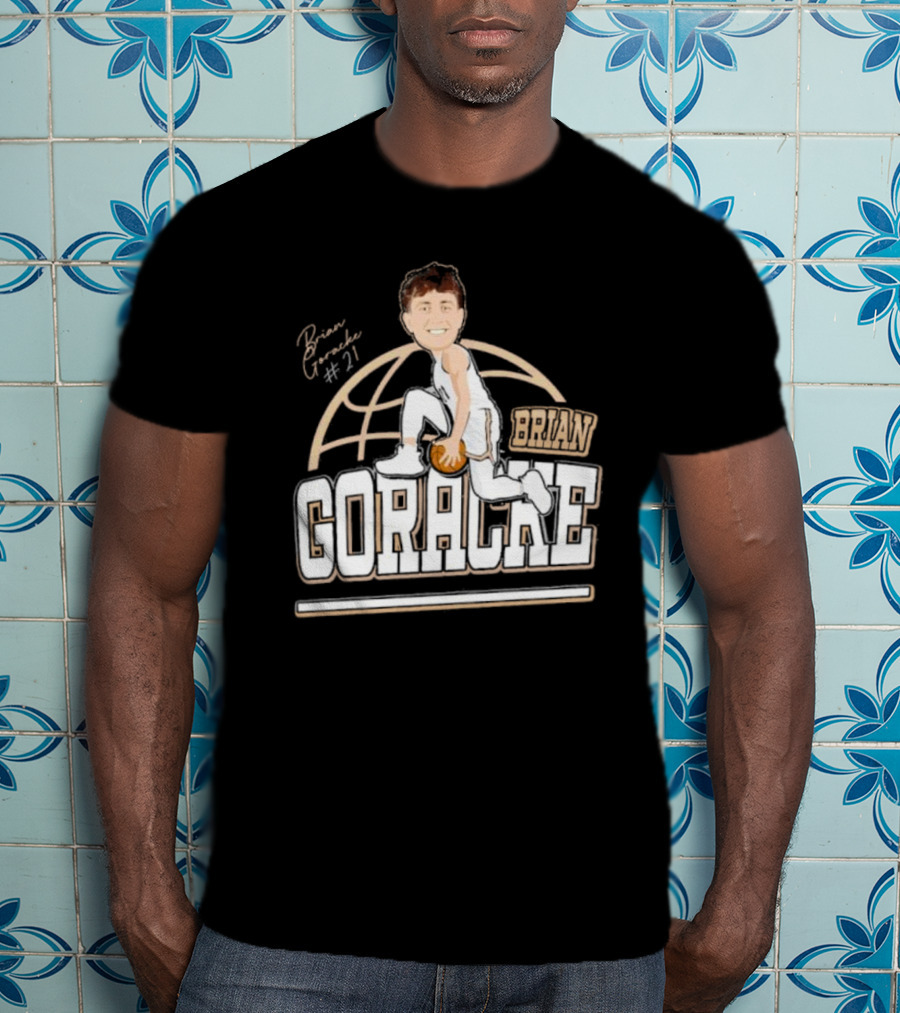 Brian Goracke #21 Basketball Player T-Shirt