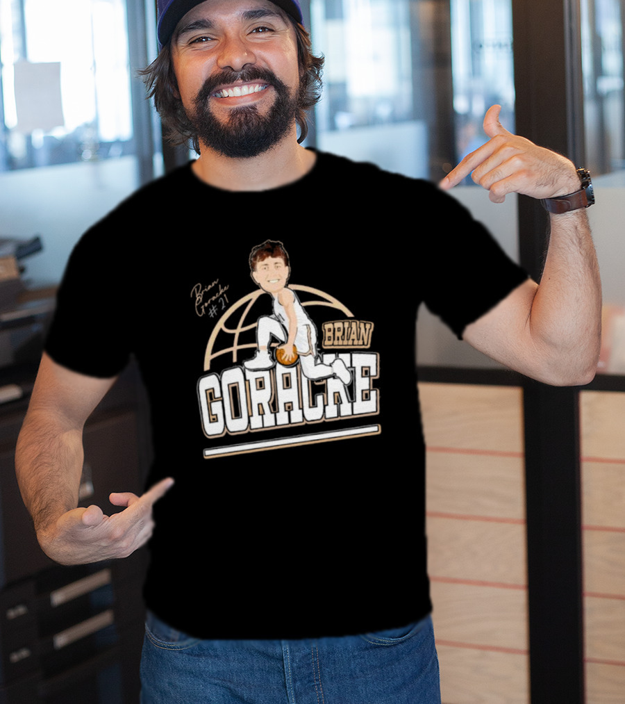 Brian Goracke #21 Basketball Player T-Shirt