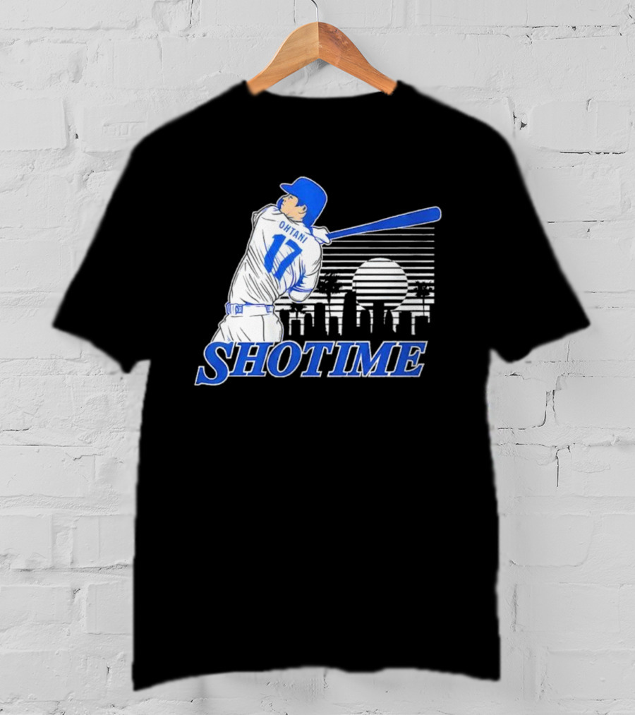 Shohei Ohtani Shotime Skyline Baseball Los Angeles Dodgers T-Shirt