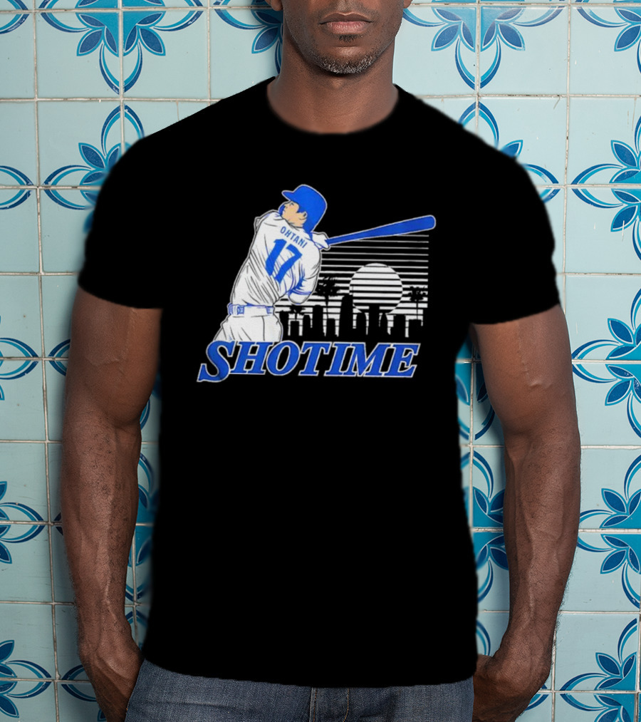 Shohei Ohtani Shotime Skyline Baseball Los Angeles Dodgers T-Shirt