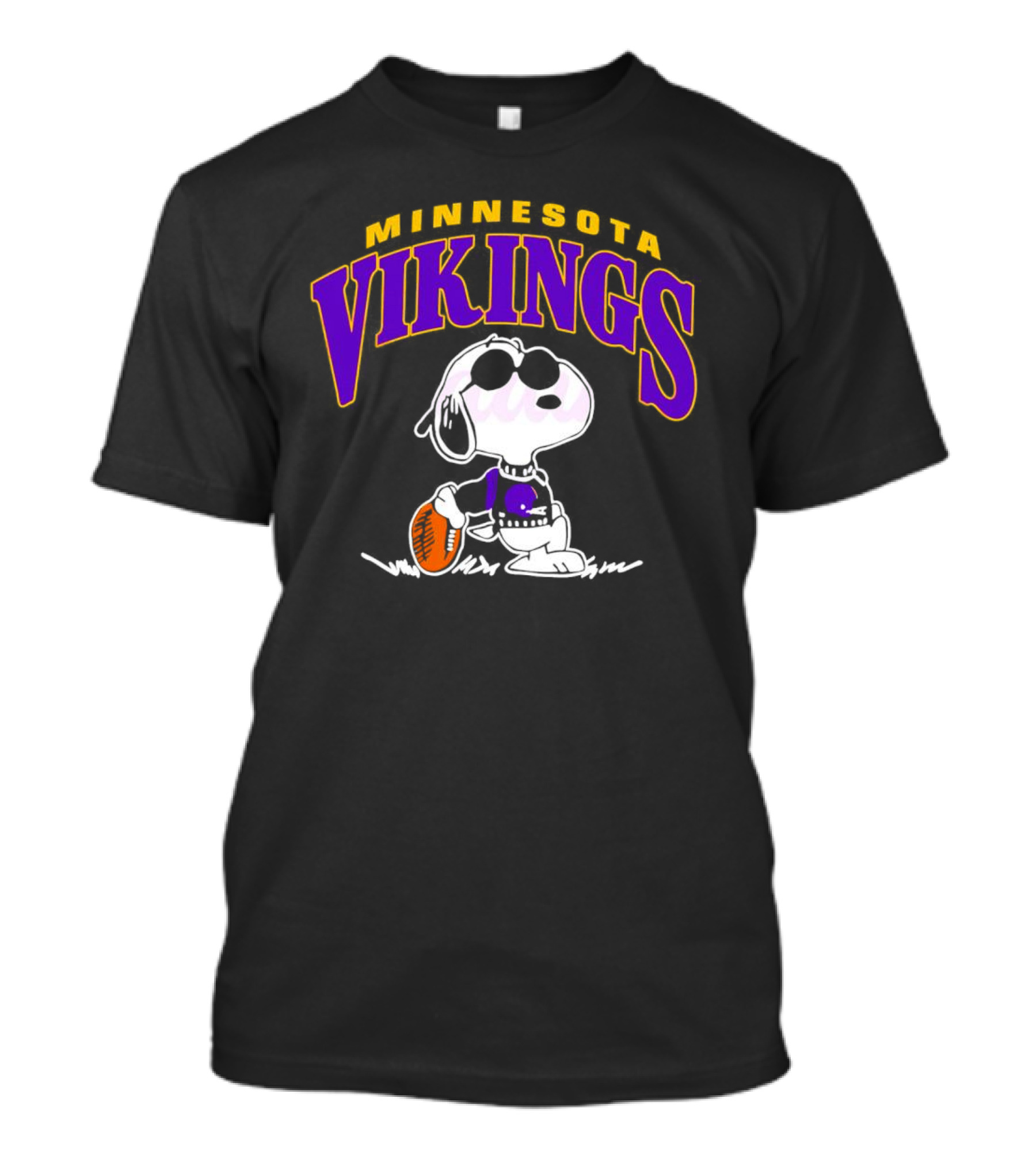 Snoopy Minnesota Vikings Football T-Shirt