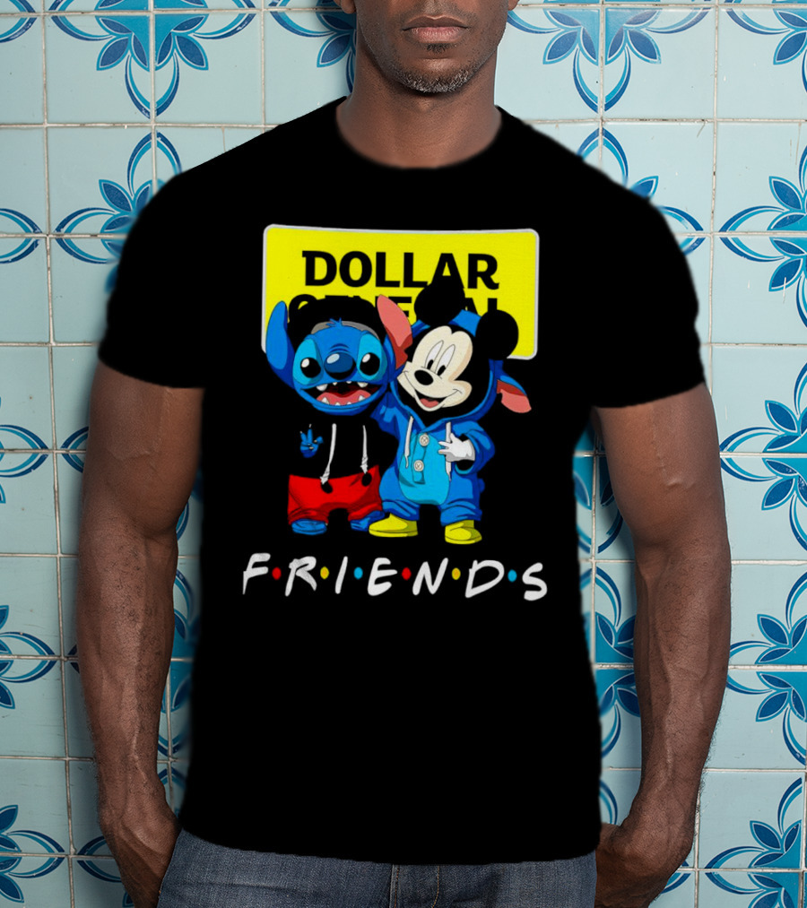 Stitch Mickey Friends Dollar General T-Shirt
