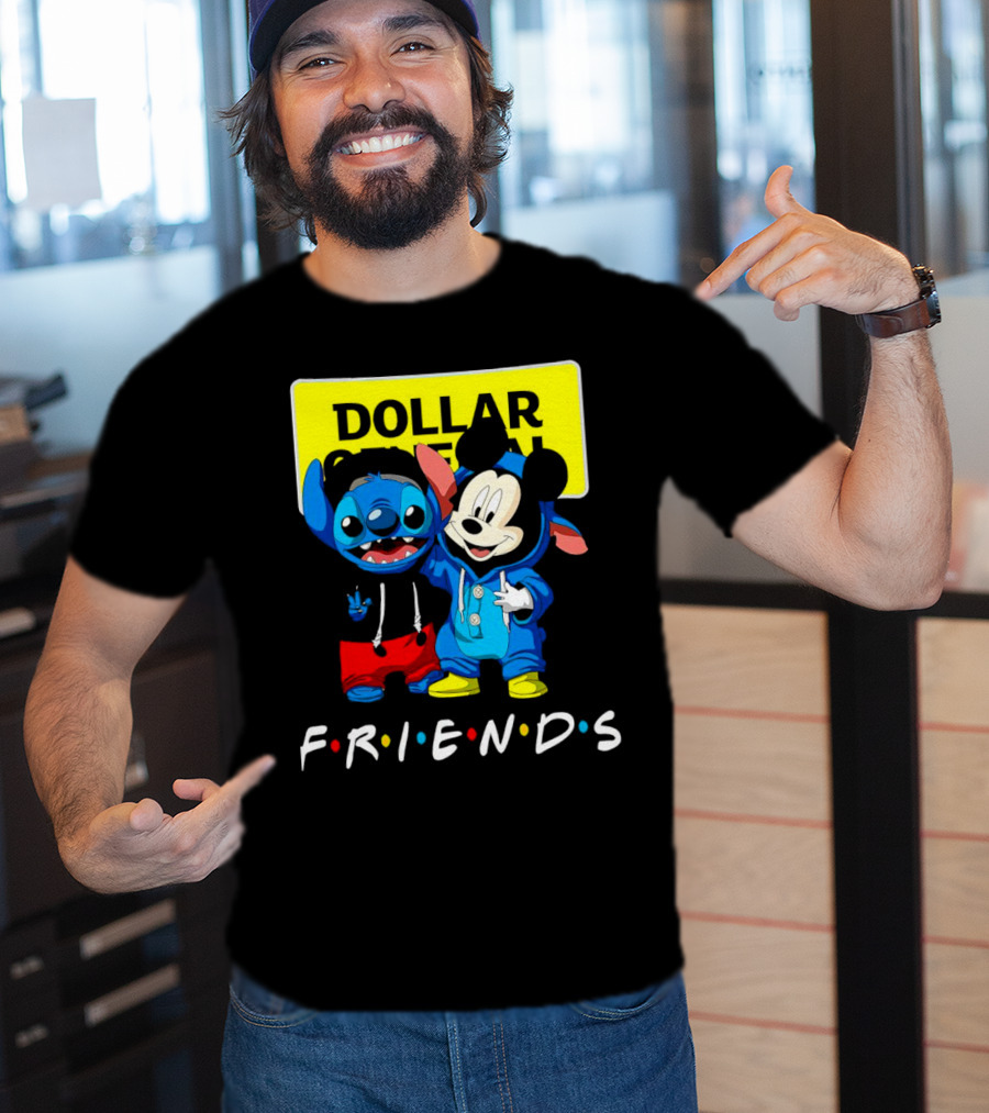 Stitch Mickey Friends Dollar General T-Shirt