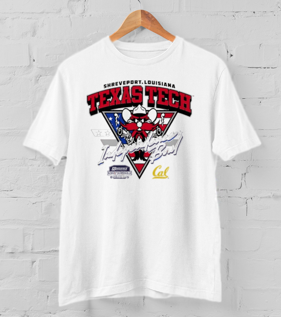 Texas Tech Shreveport Louisiana Red Raider American Script Cal T-Shirt