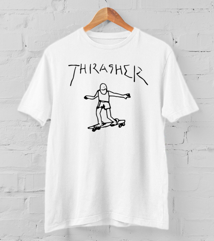 Andrew Garfield Thrasher Gonz Skateboarding T-Shirt