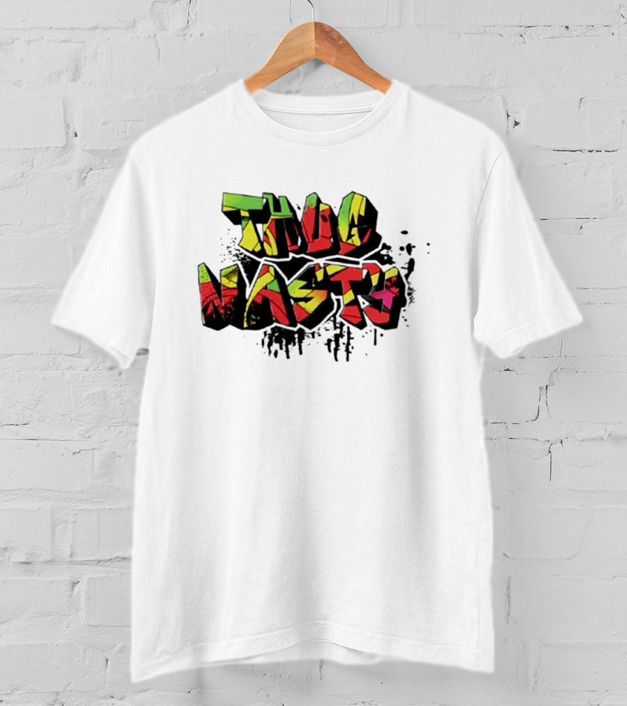 Bryce Mitchell Thug Nasty Bold Graffiti T-Shirt