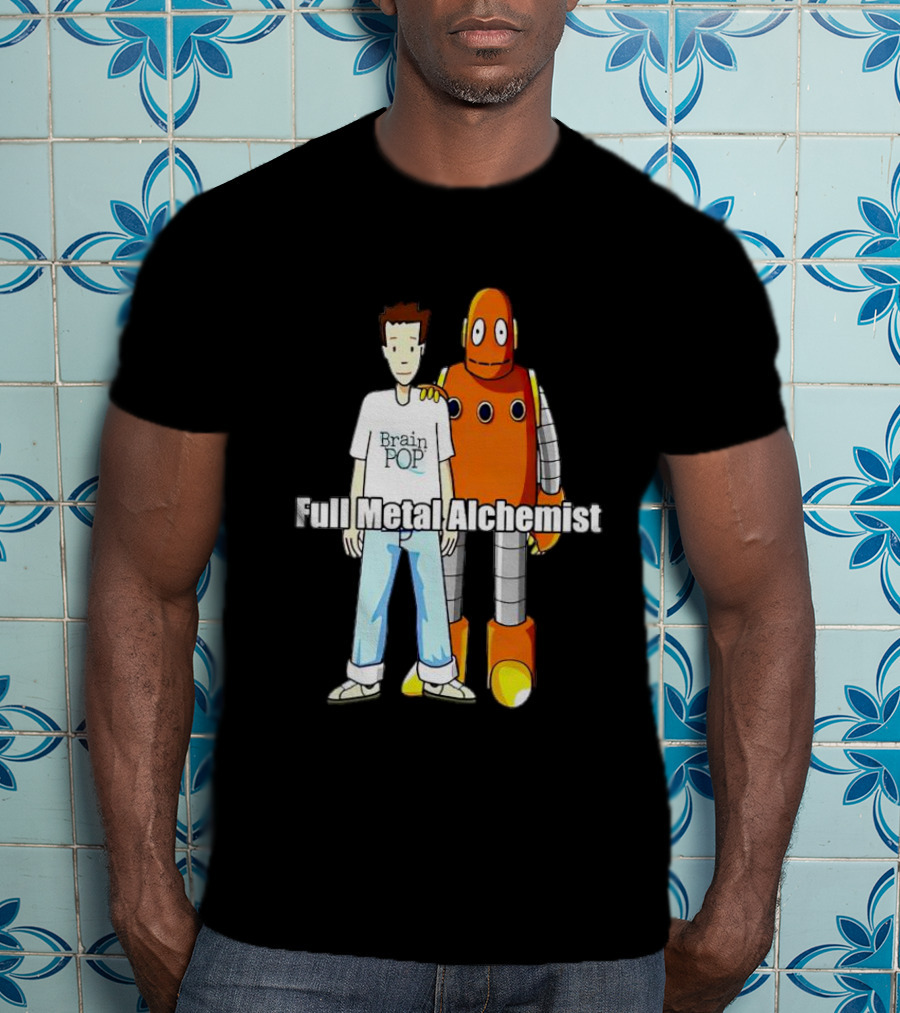 BrainPOP Fullmetal Alchemist Brotherhood Crossover Featuring Tim And Moby T-Shirt
