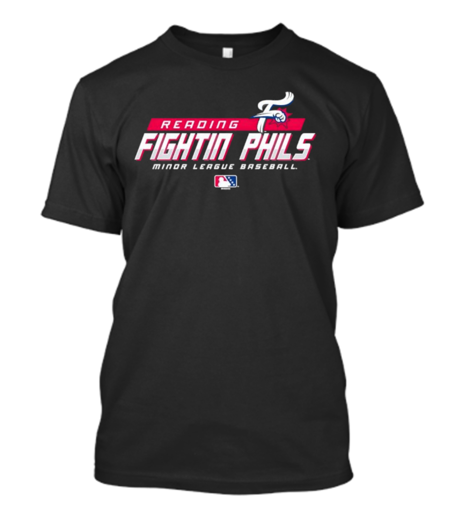 Reading Fightin Phils Minor League Baseball Logo MLB T-Shirt