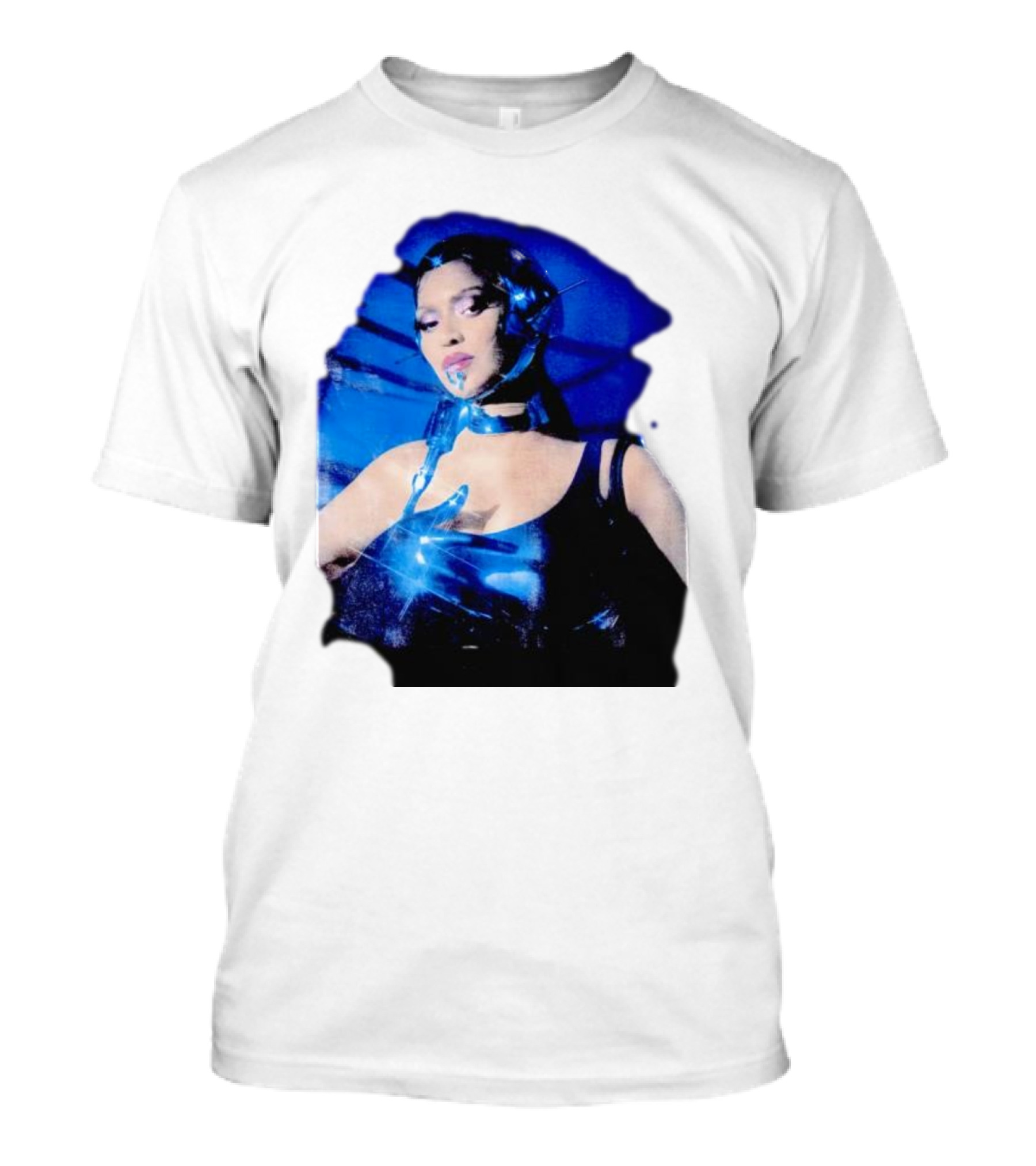 Robo Beyonce Futuristic Cyborg Aesthetic T-Shirt