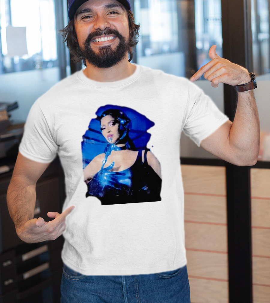 Robo Beyonce Futuristic Cyborg Aesthetic T-Shirt