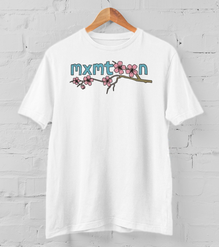 Mxmtoon Plum Blossom Pink Flower Branch T-Shirt