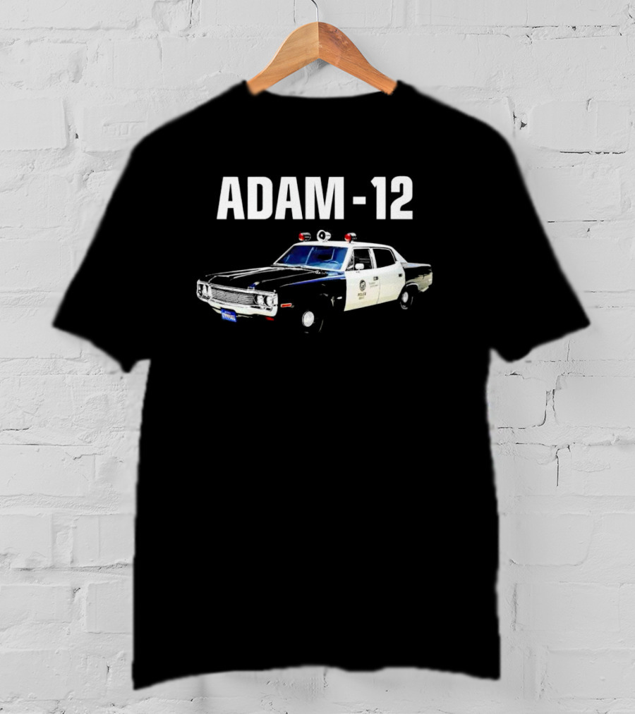 Adam-12 Police Patrol Car Classic TV Series T-Shirt