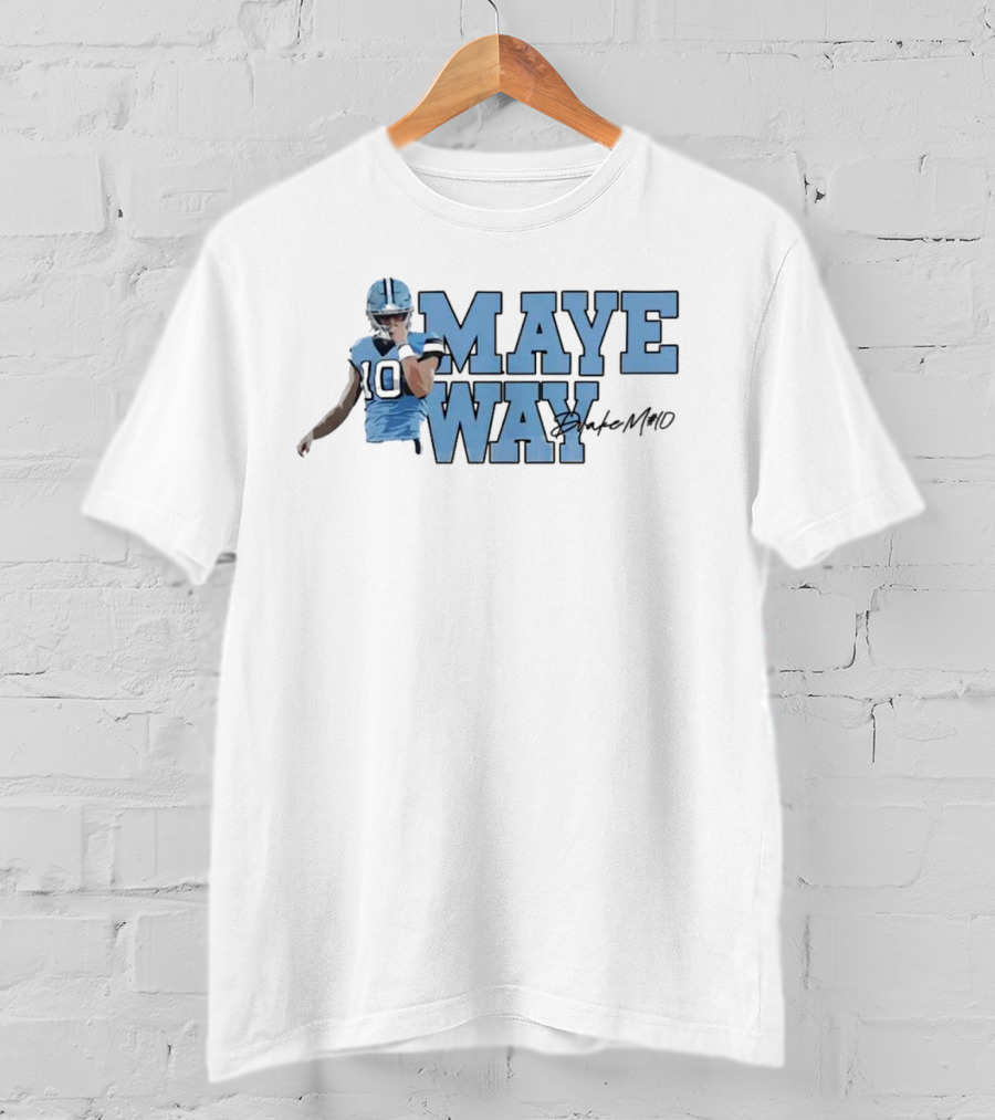 Maye Way Drake Maye Football 10 T-Shirt