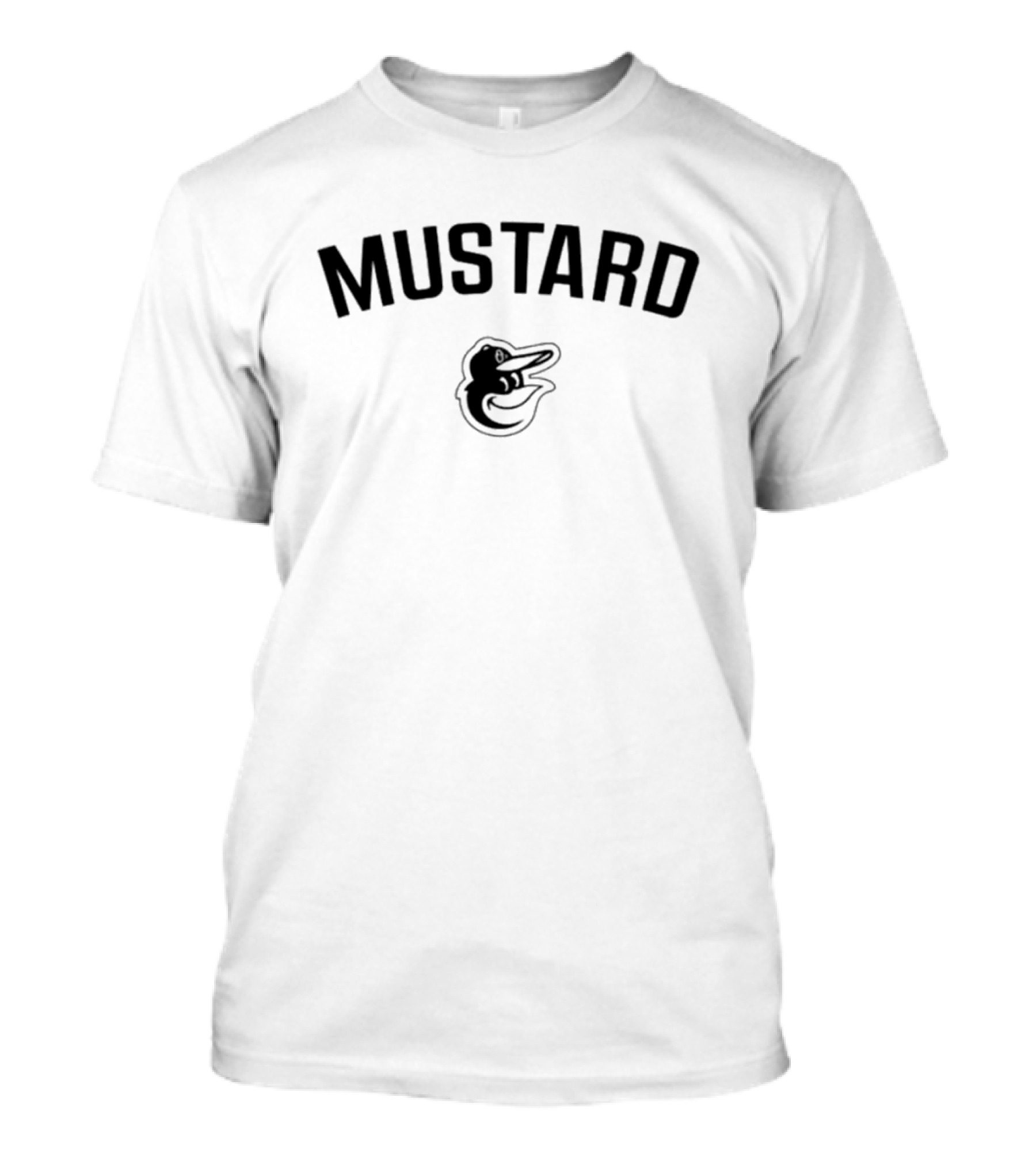 Mustard Baltimore Orioles Bird T-Shirt