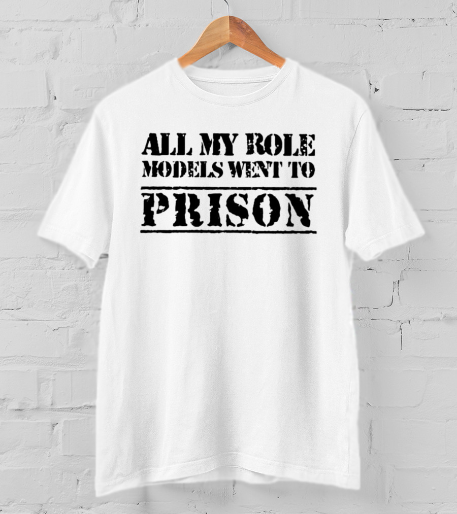 All My Role Models Went To Prison T-Shirt