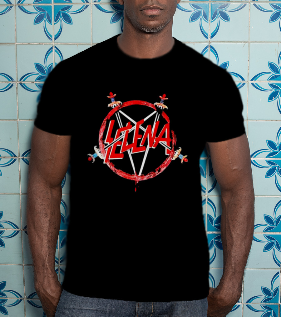Amor Prohibido Selena Slayer Pentagram Swords T-Shirt