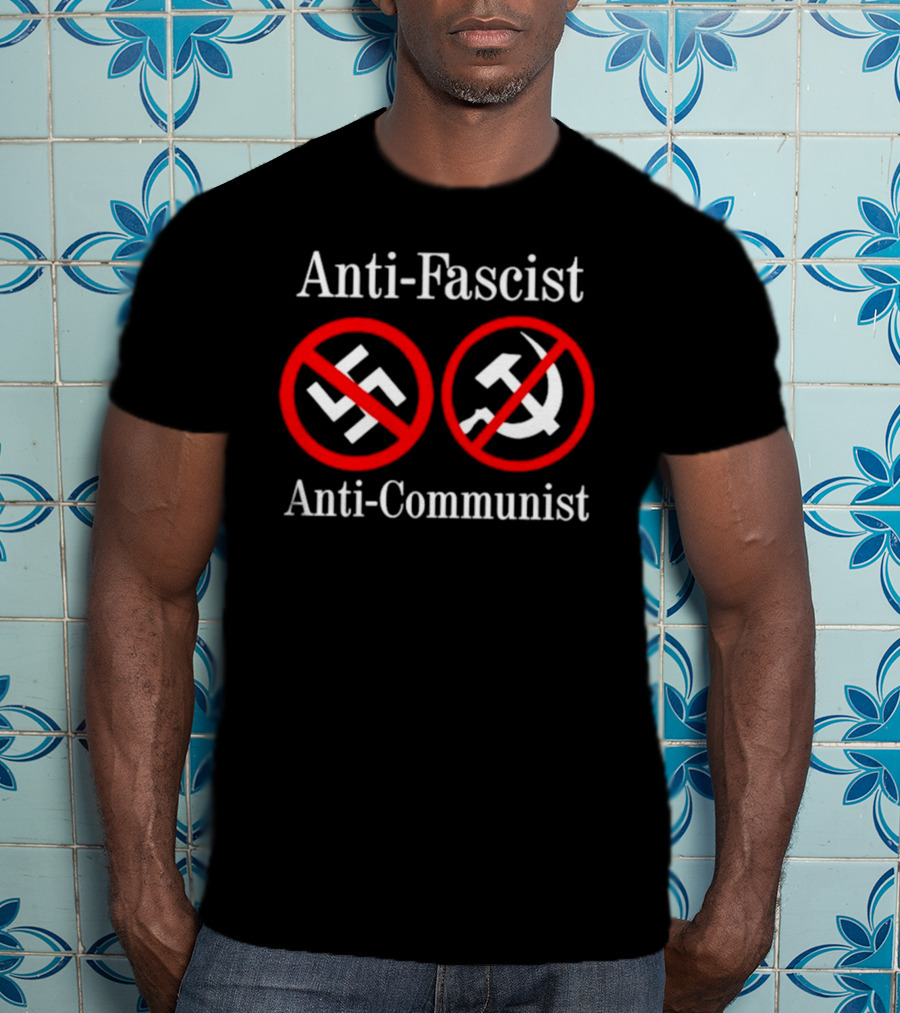 Anti-Fascist Anti-Communist Symbolic Opposition T-Shirt