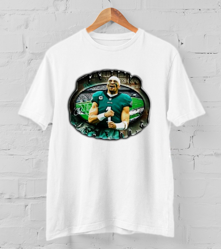 Marino Infantry Jalen Hurts Philadelphia Eagles Jersey Football Stadium T-Shirt